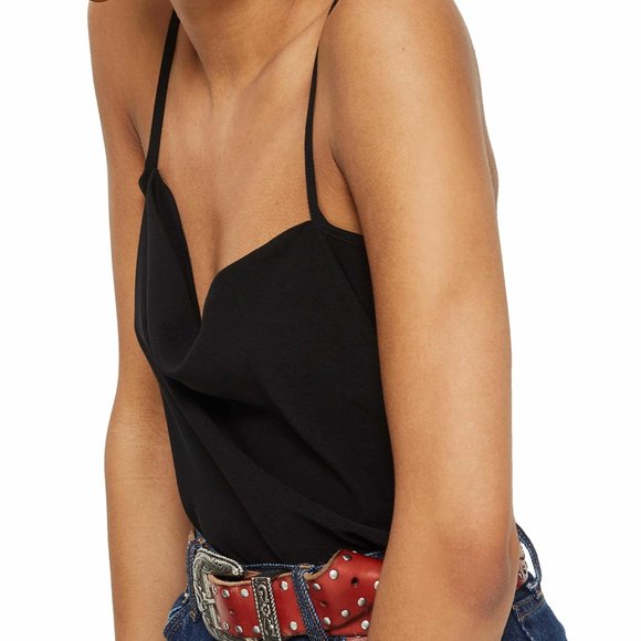 Topshop Tops - NWOT Topshop Black Cowl Neck Camisole Top